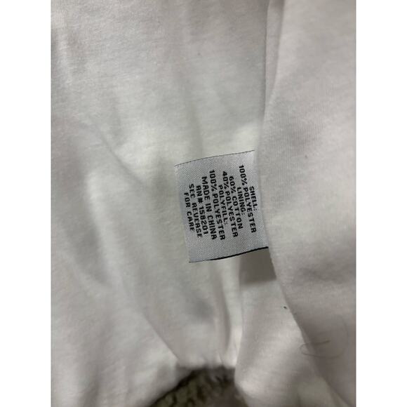 Sherpa Vest Green Cream Checkerboard Fleece Zip Up Women's L - Picture 6 of 10